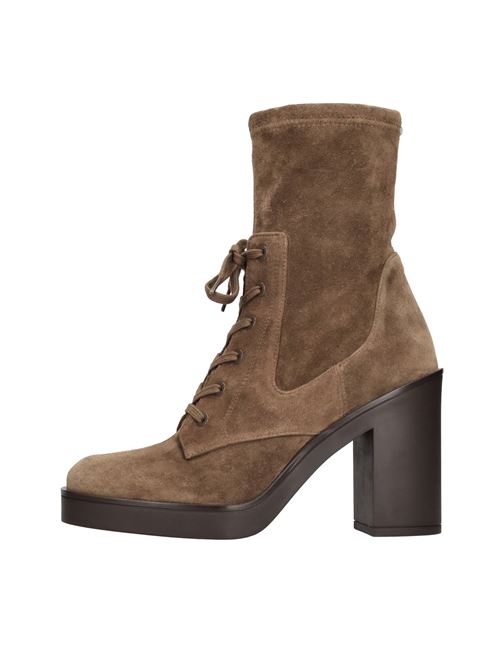 Tronchetti in camoscio STUART WEITZMAN | EVERITT 80 BOOTIECOFFEE TONAL